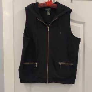 Ralph Lauren Black Cotton Vest